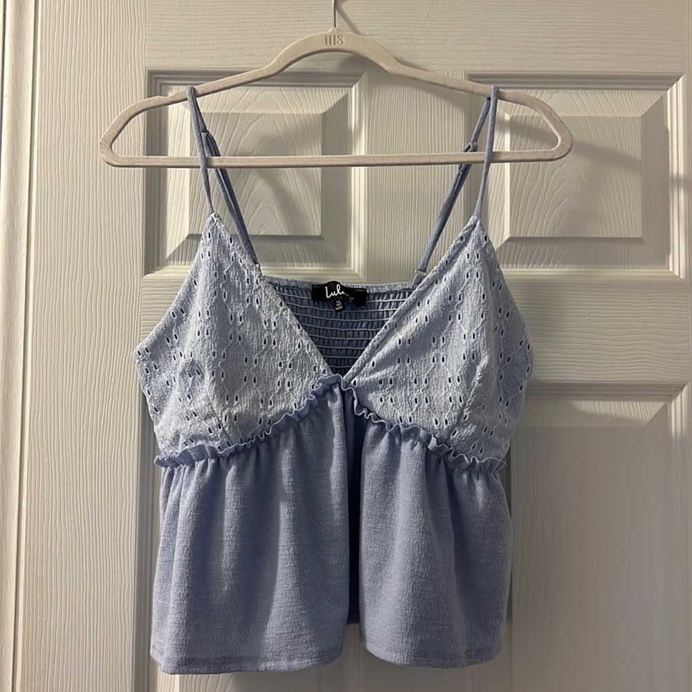 Lulus Textured Crop Top